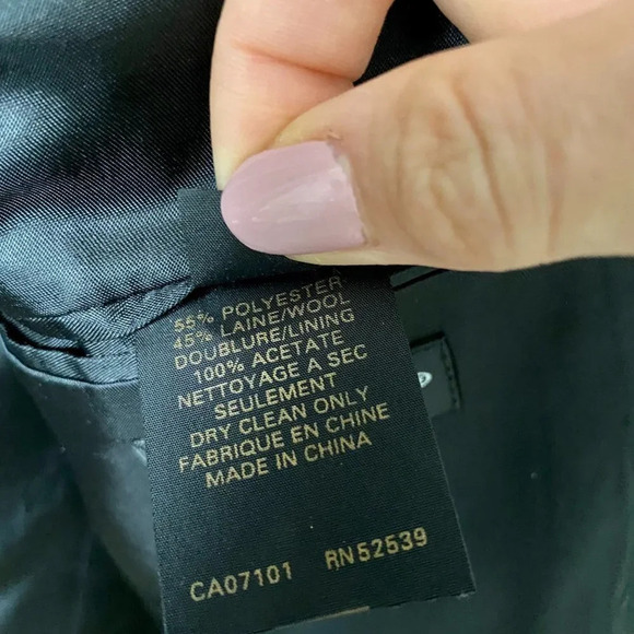 Men's'  Gray Britches Wool Sport Coat/Blazer - 42R/107 - Picture 10 of 15